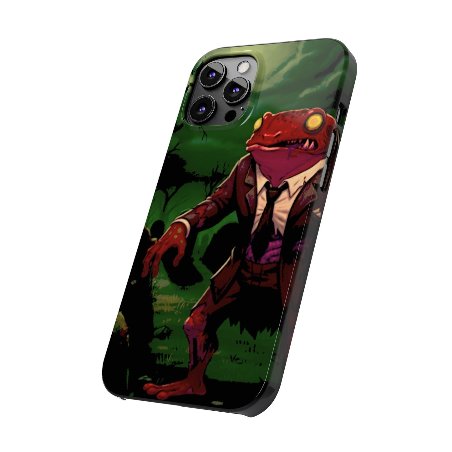 Halloween Agent Quacks Series Slim Phone Cases - Zombie Goro Design