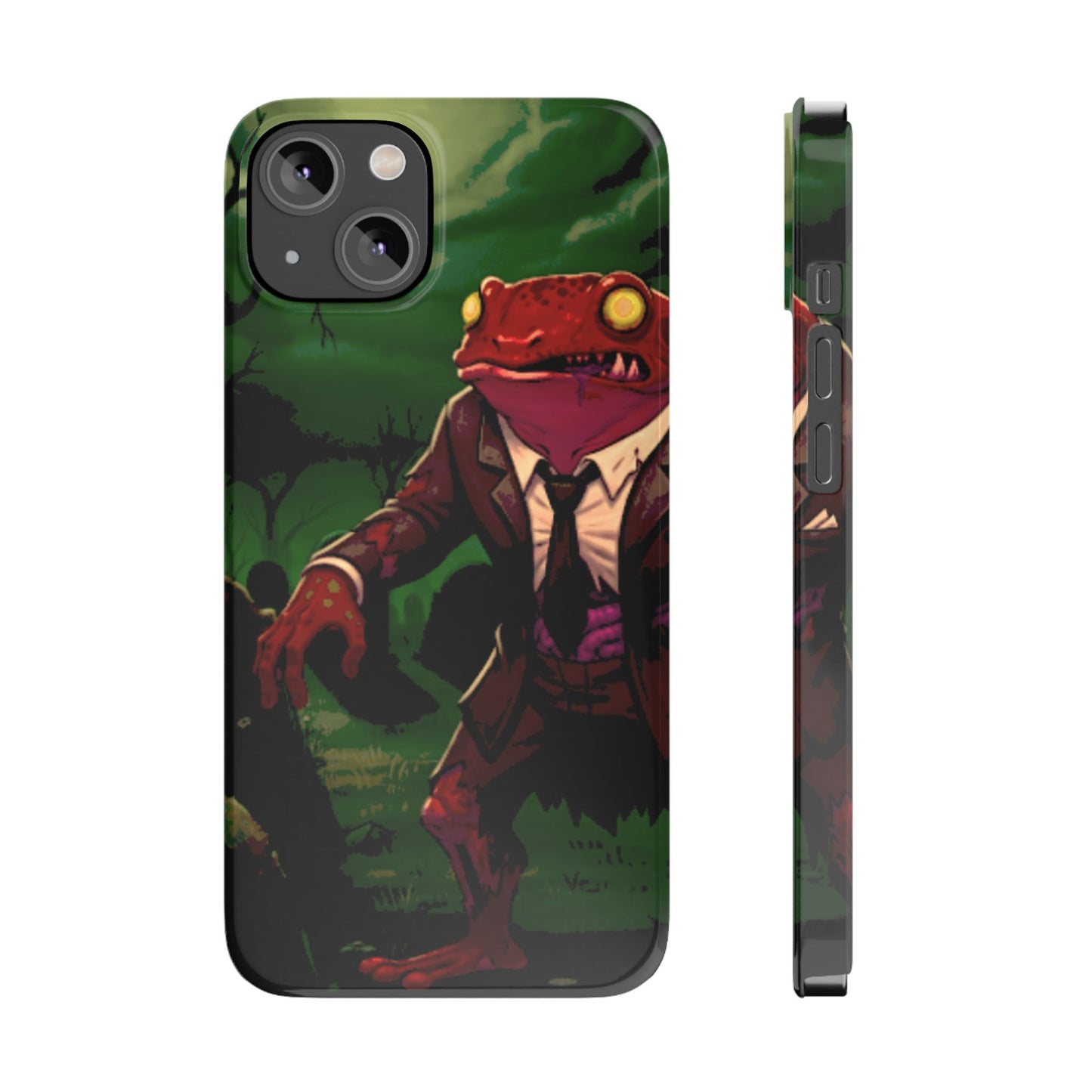 Halloween Agent Quacks Series Slim Phone Cases - Zombie Goro Design