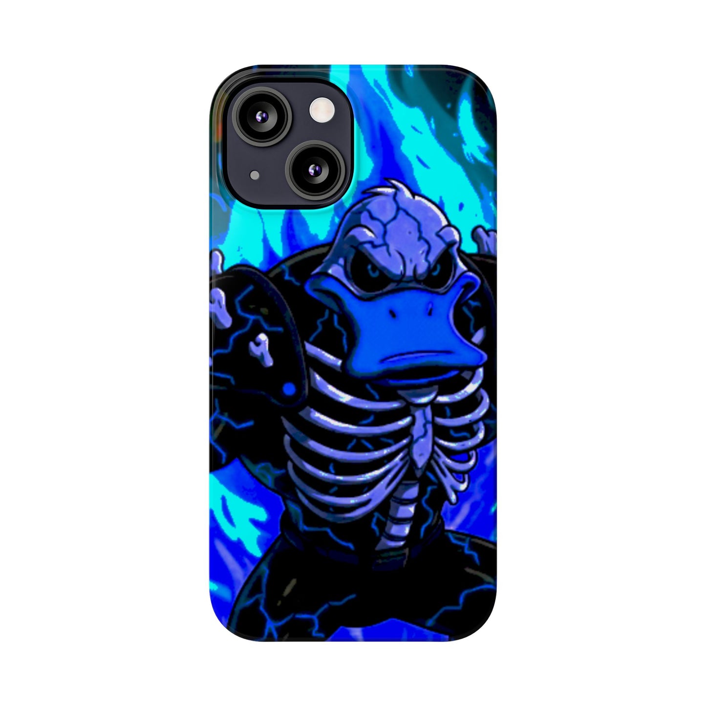 Halloween Agent Quacks Series Slim Phone Cases - Skeleton Quacks Design