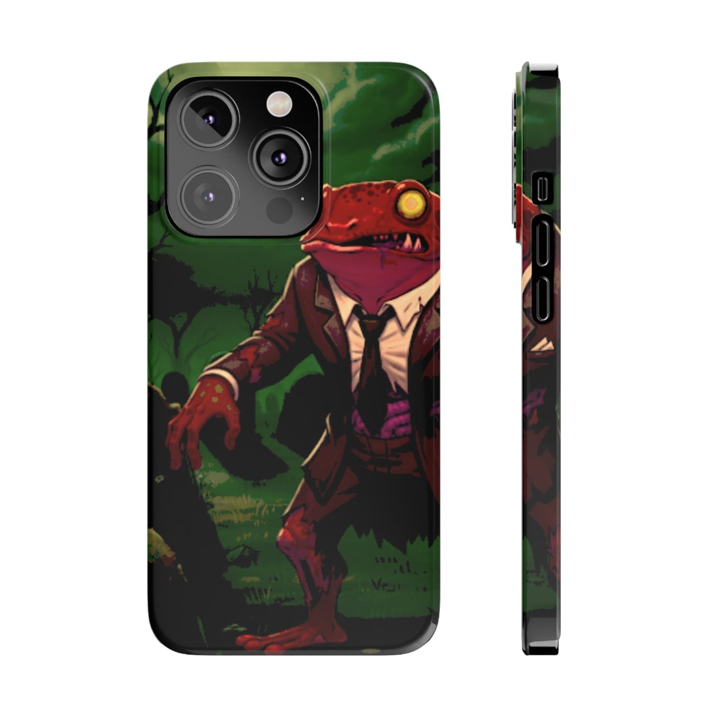 Halloween Agent Quacks Series Slim Phone Cases - Zombie Goro Design