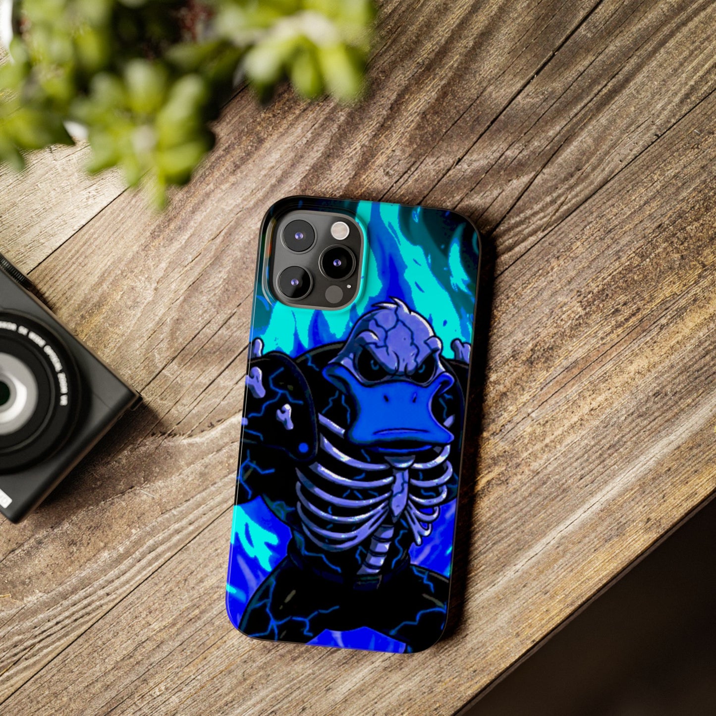 Halloween Agent Quacks Series Slim Phone Cases - Skeleton Quacks Design