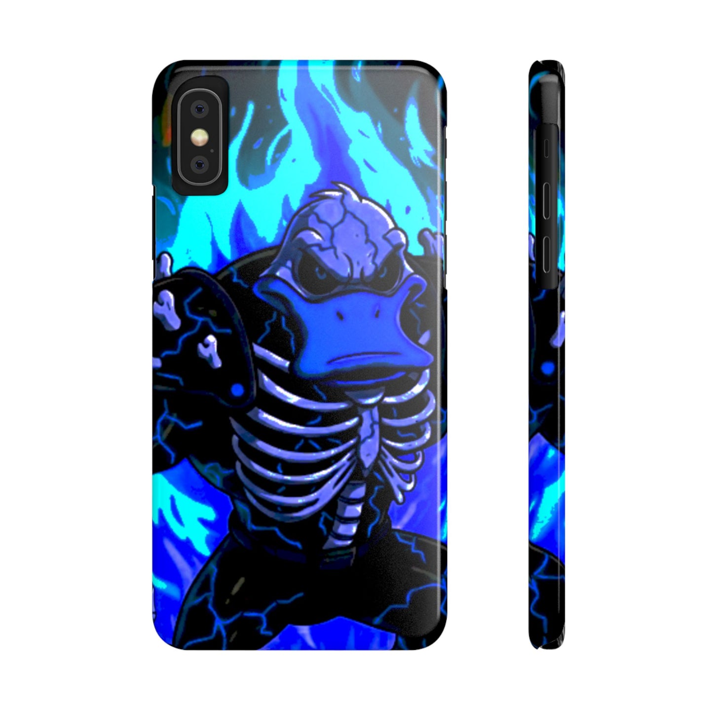 Halloween Agent Quacks Series Slim Phone Cases - Skeleton Quacks Design