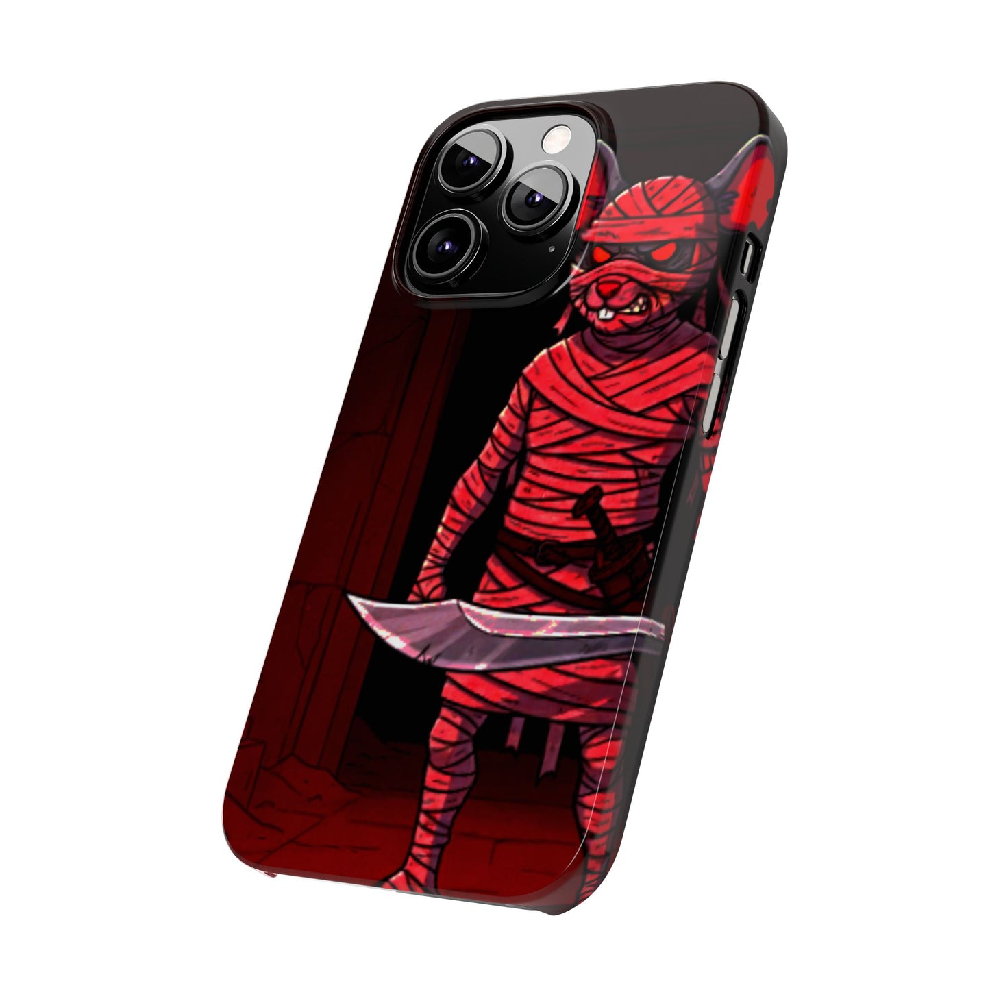 Halloween Agent Quacks Series Slim Phone Cases - Mummy Dr Murn Design