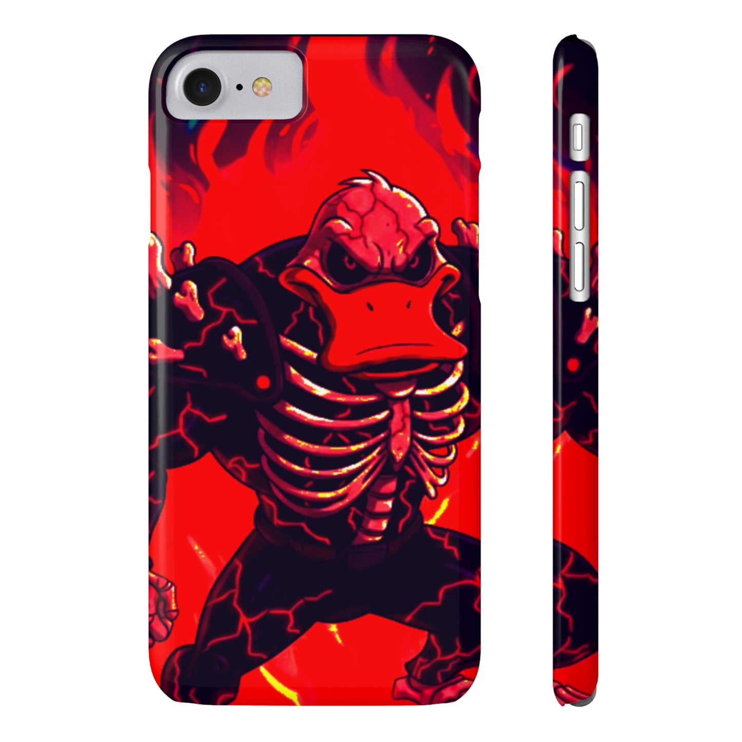 Halloween Agent Quacks Series Slim Phone Cases - Skeleton Quacks Design