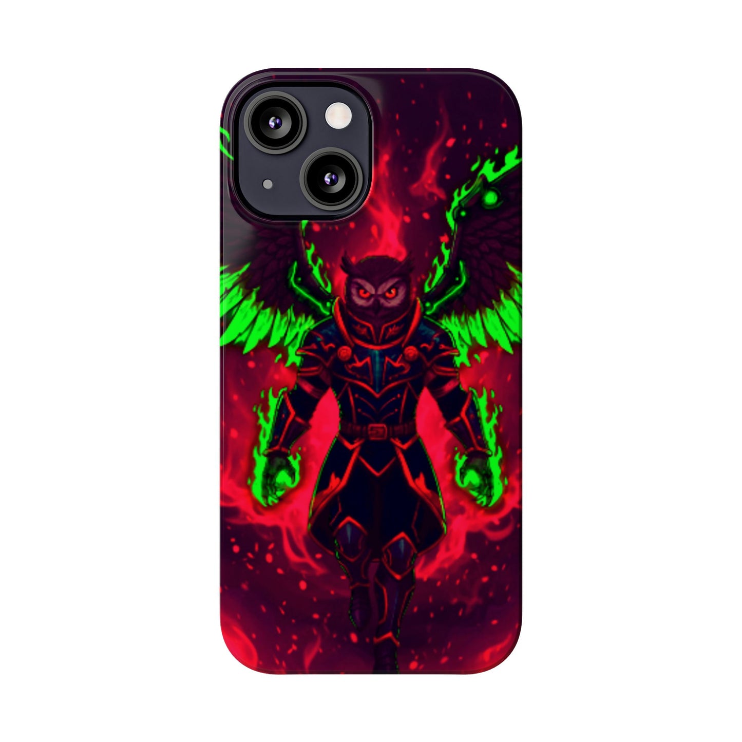 Halloween Agent Quacks Series Slim Phone Cases - Fiery General Onyx Design