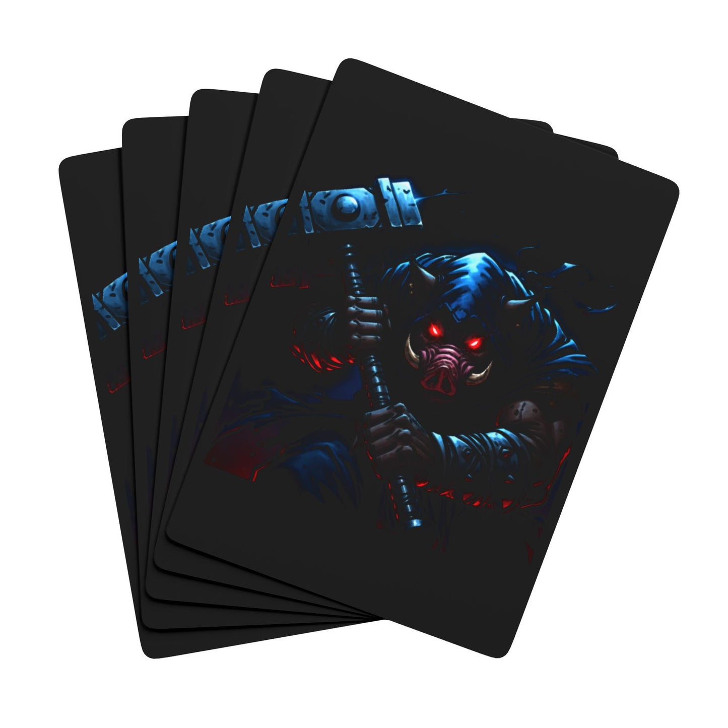 Agent Quacks Series Poker Playing Cards - Bloodtusk Design