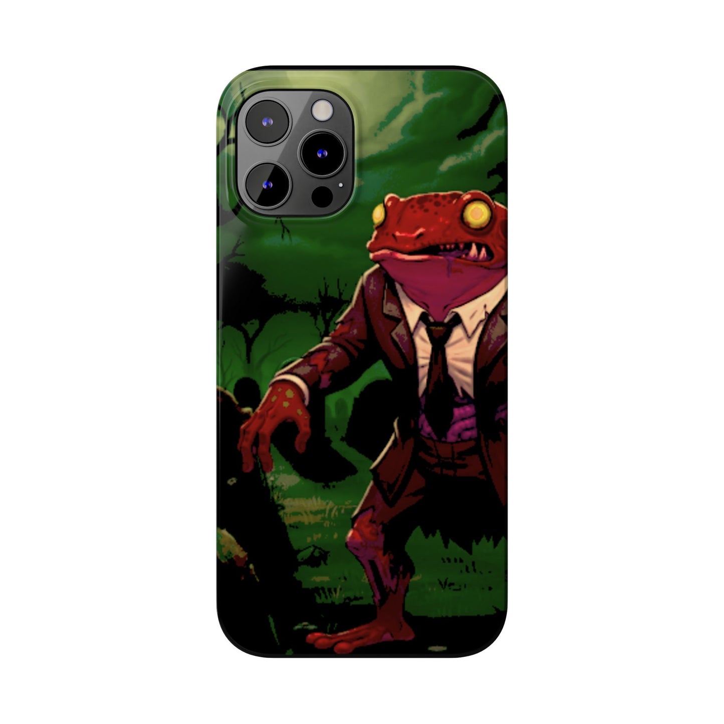Halloween Agent Quacks Series Slim Phone Cases - Zombie Goro Design