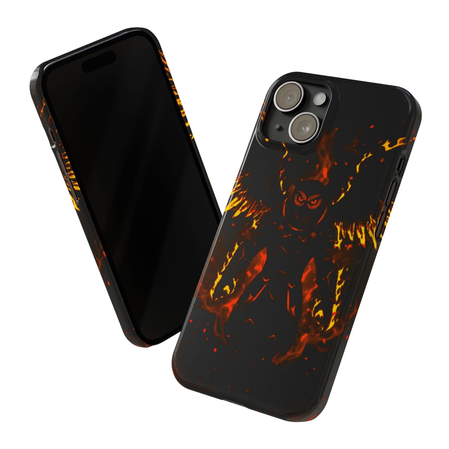 Halloween Agent Quacks Series Slim Phone Cases - Fiery General Onyx Design