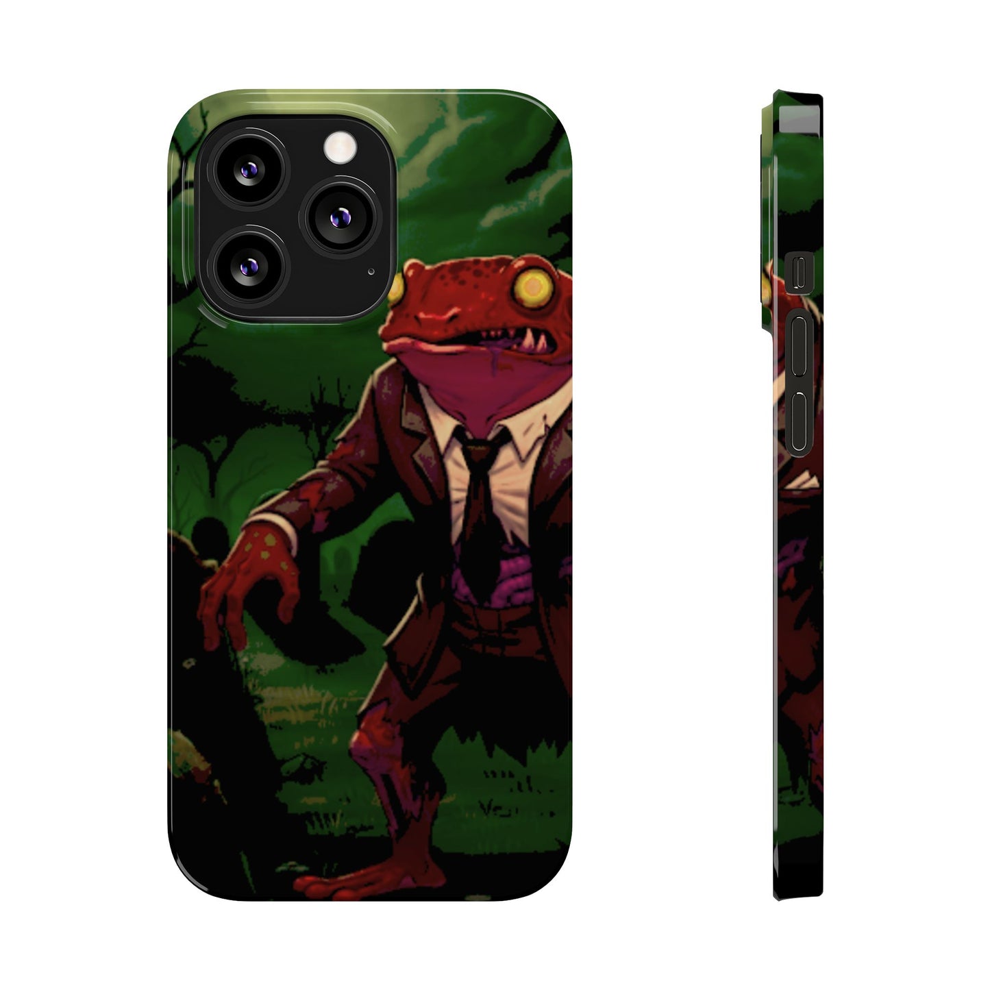 Halloween Agent Quacks Series Slim Phone Cases - Zombie Goro Design