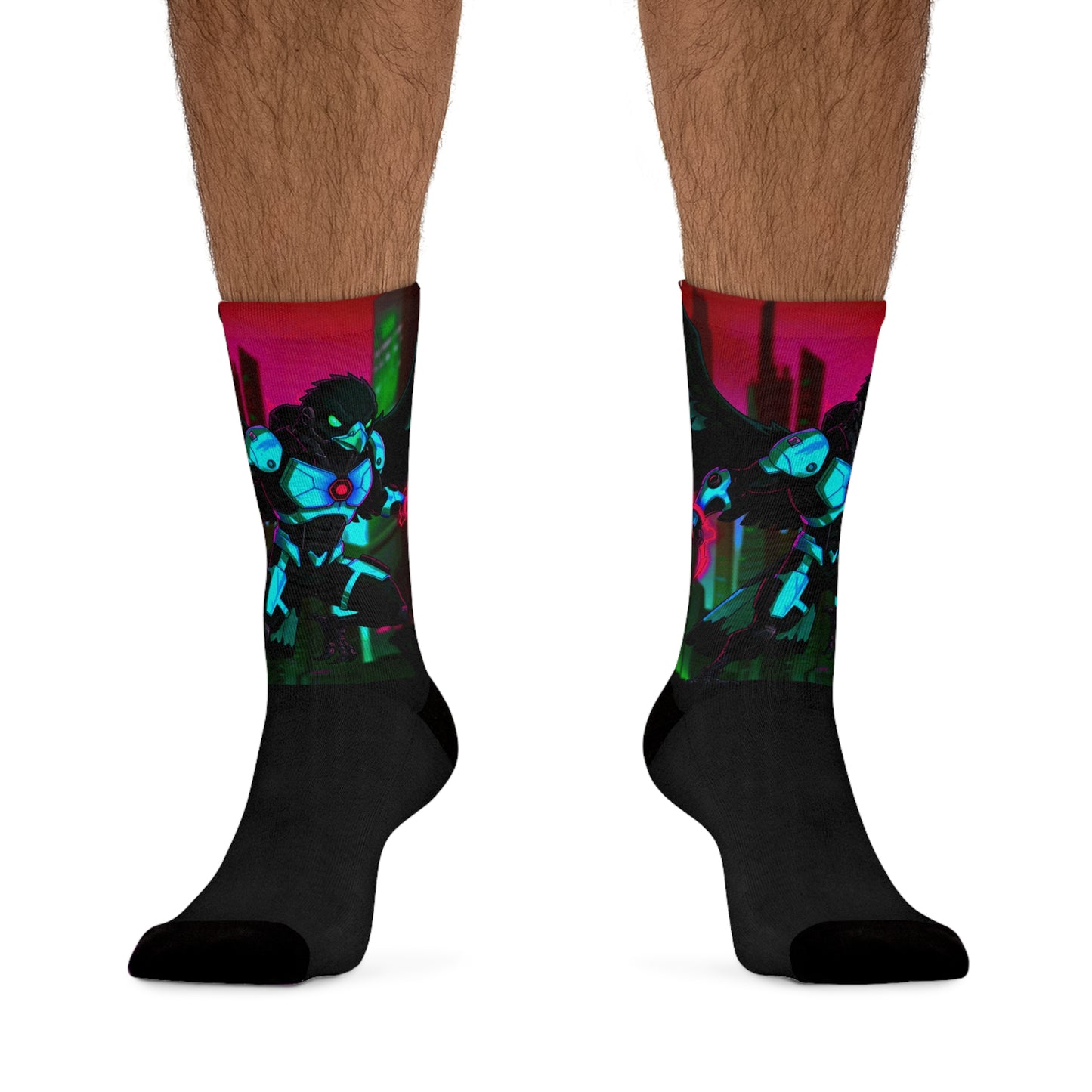 Agent Quacks Series Recycled Poly Socks - Blitz Design