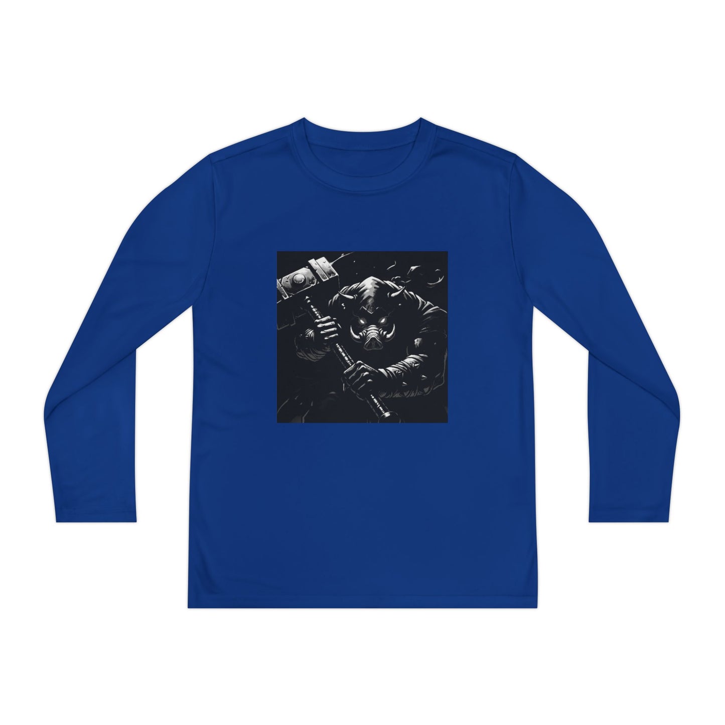 Agent Quacks Series Youth Long Sleeve Competitor Tee - Bloodtusk Design