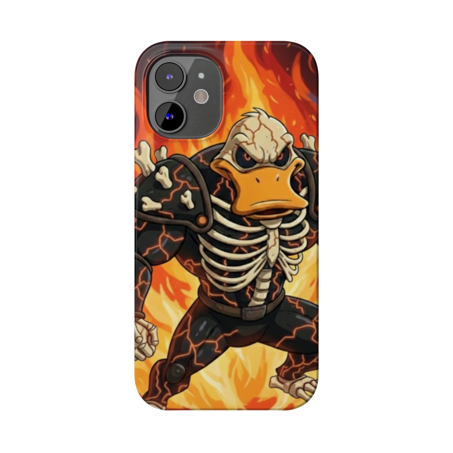 Halloween Agent Quacks Series Slim Phone Cases - Skeleton Quacks Design