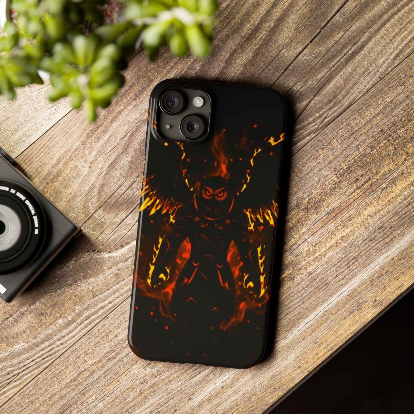 Halloween Agent Quacks Series Slim Phone Cases - Fiery General Onyx Design