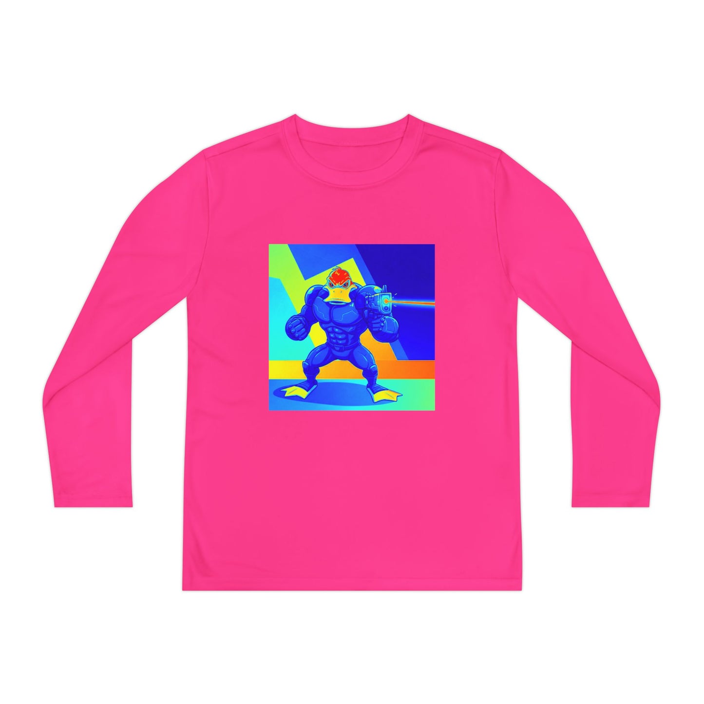 Agent Quacks Series Youth Long Sleeve Competitor Tee - Quacks Design