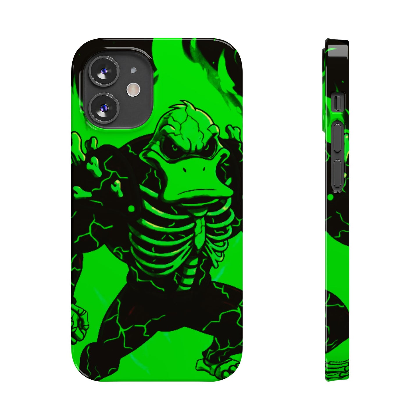 Halloween Agent Quacks Series Slim Phone Cases - Skeleton Quacks Design