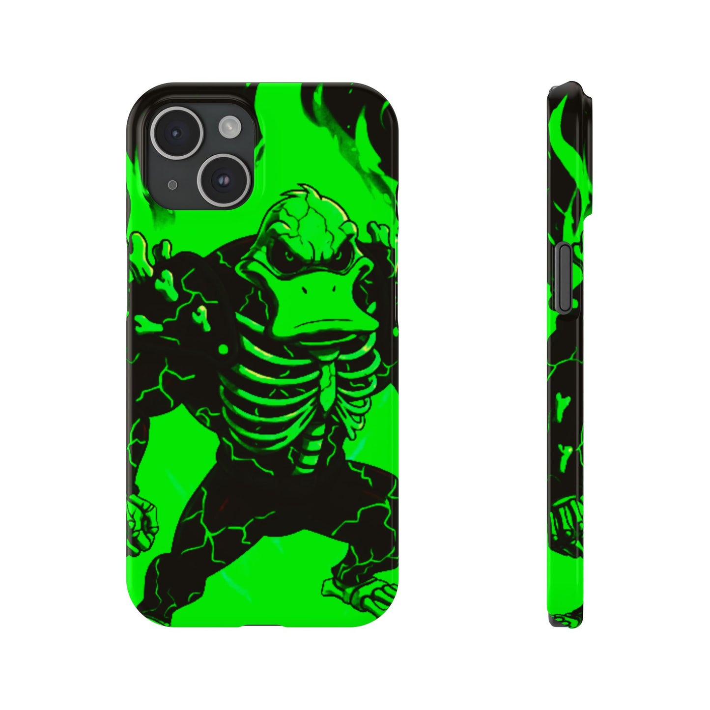 Halloween Agent Quacks Series Slim Phone Cases - Skeleton Quacks Design