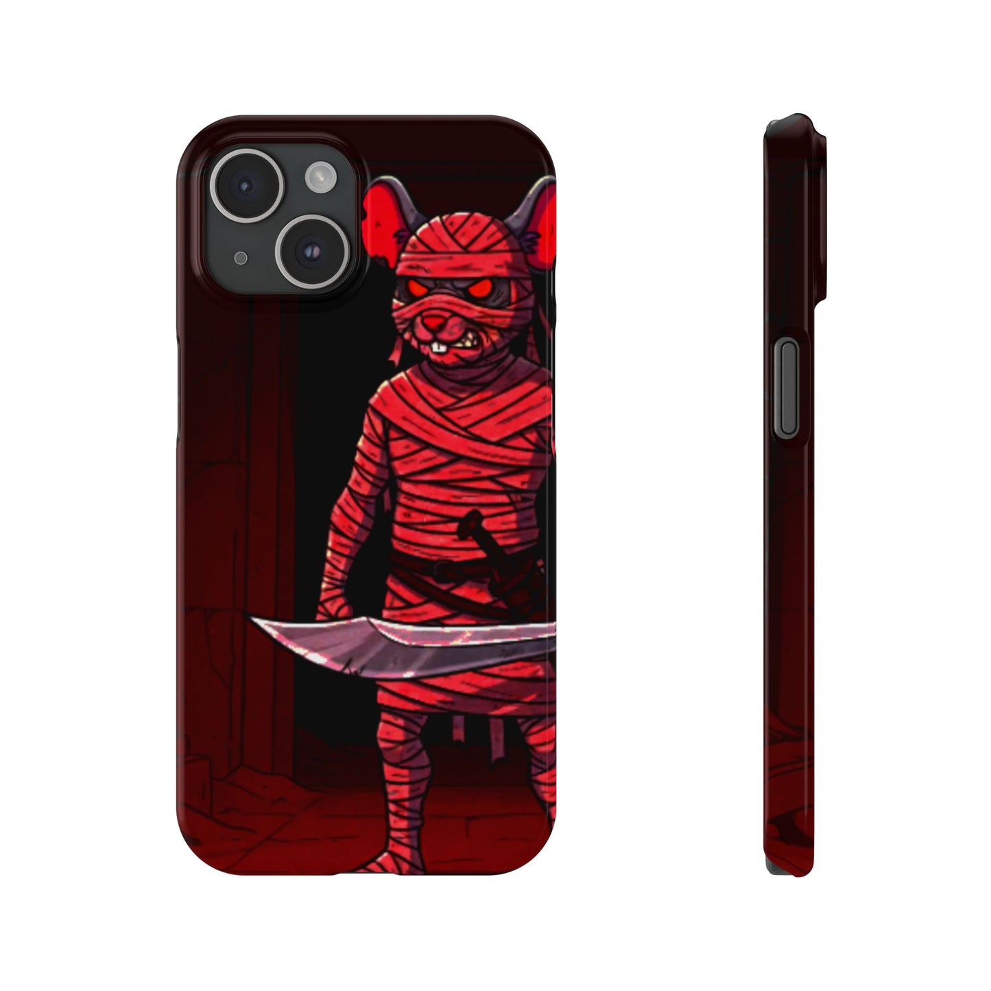 Halloween Agent Quacks Series Slim Phone Cases - Mummy Dr Murn Design