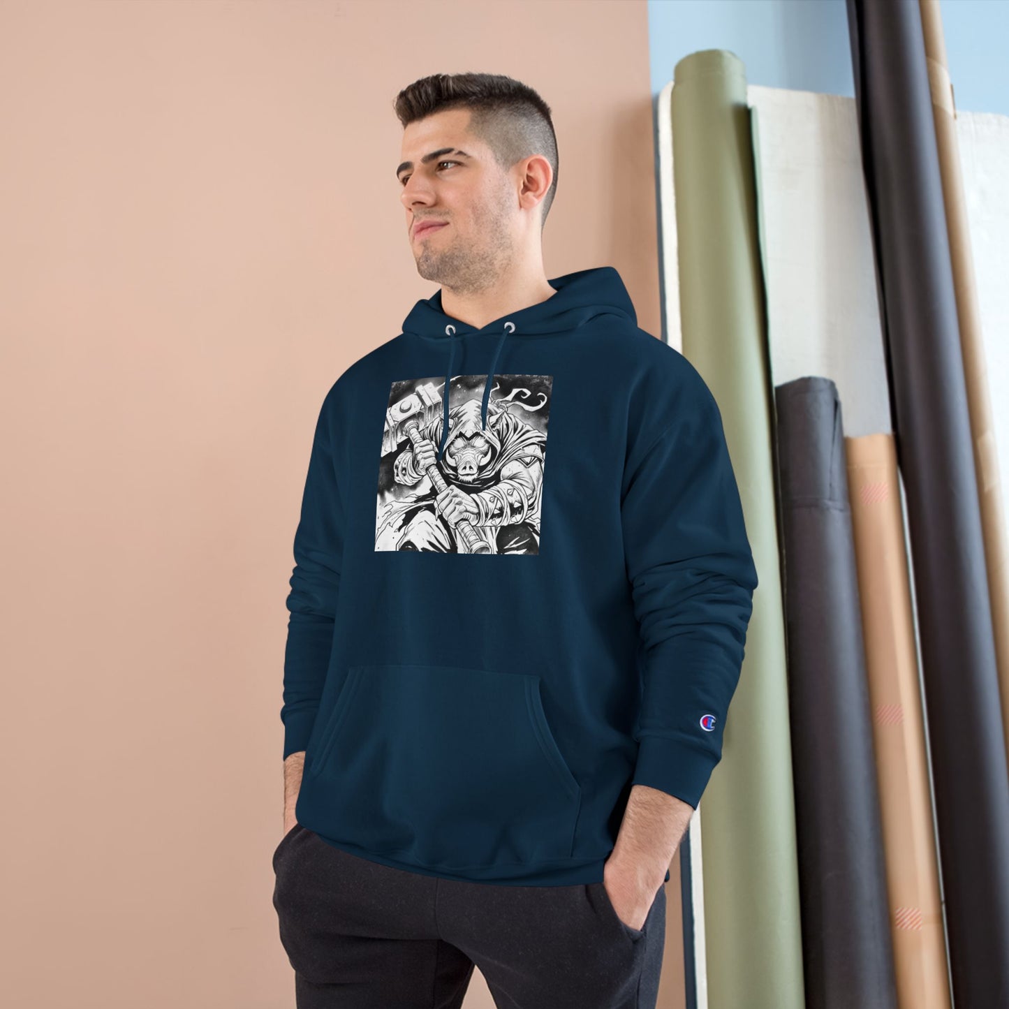 Agent Quacks Series Champion Hoodie- Bloodtusk Design