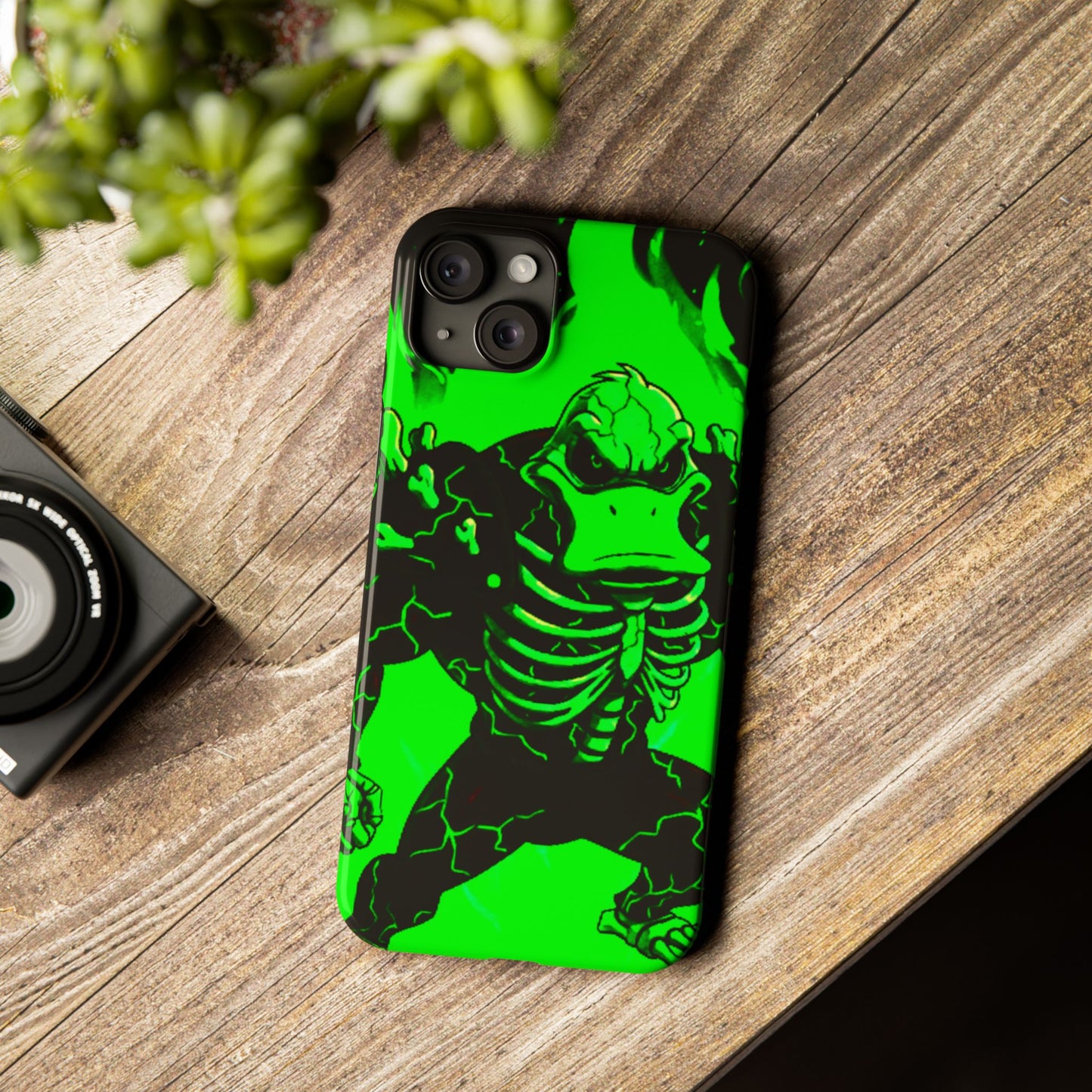 Halloween Agent Quacks Series Slim Phone Cases - Skeleton Quacks Design