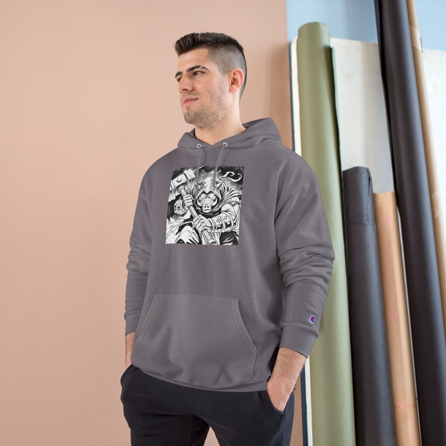 Agent Quacks Series Champion Hoodie- Bloodtusk Design