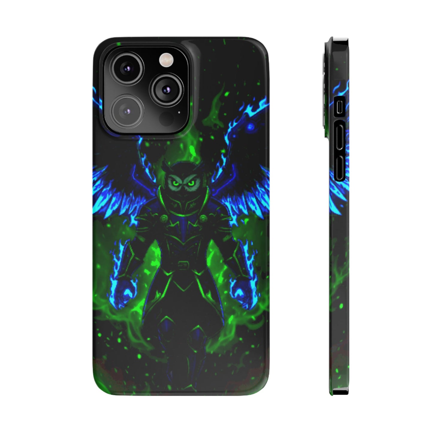 Halloween Agent Quacks Series Slim Phone Cases - Fiery General Onyx Design