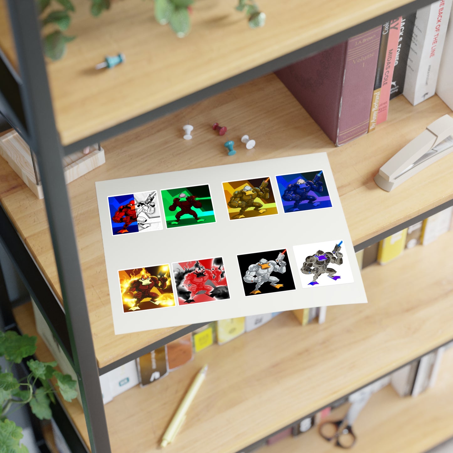 Agent Quacks Series Sticker Sheets - Quacks Design