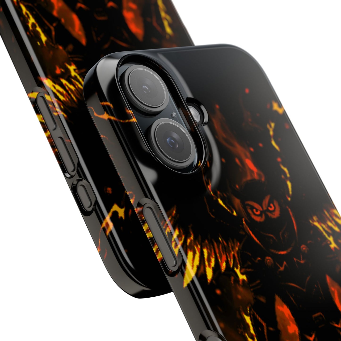 Halloween Agent Quacks Series Slim Phone Cases - Fiery General Onyx Design