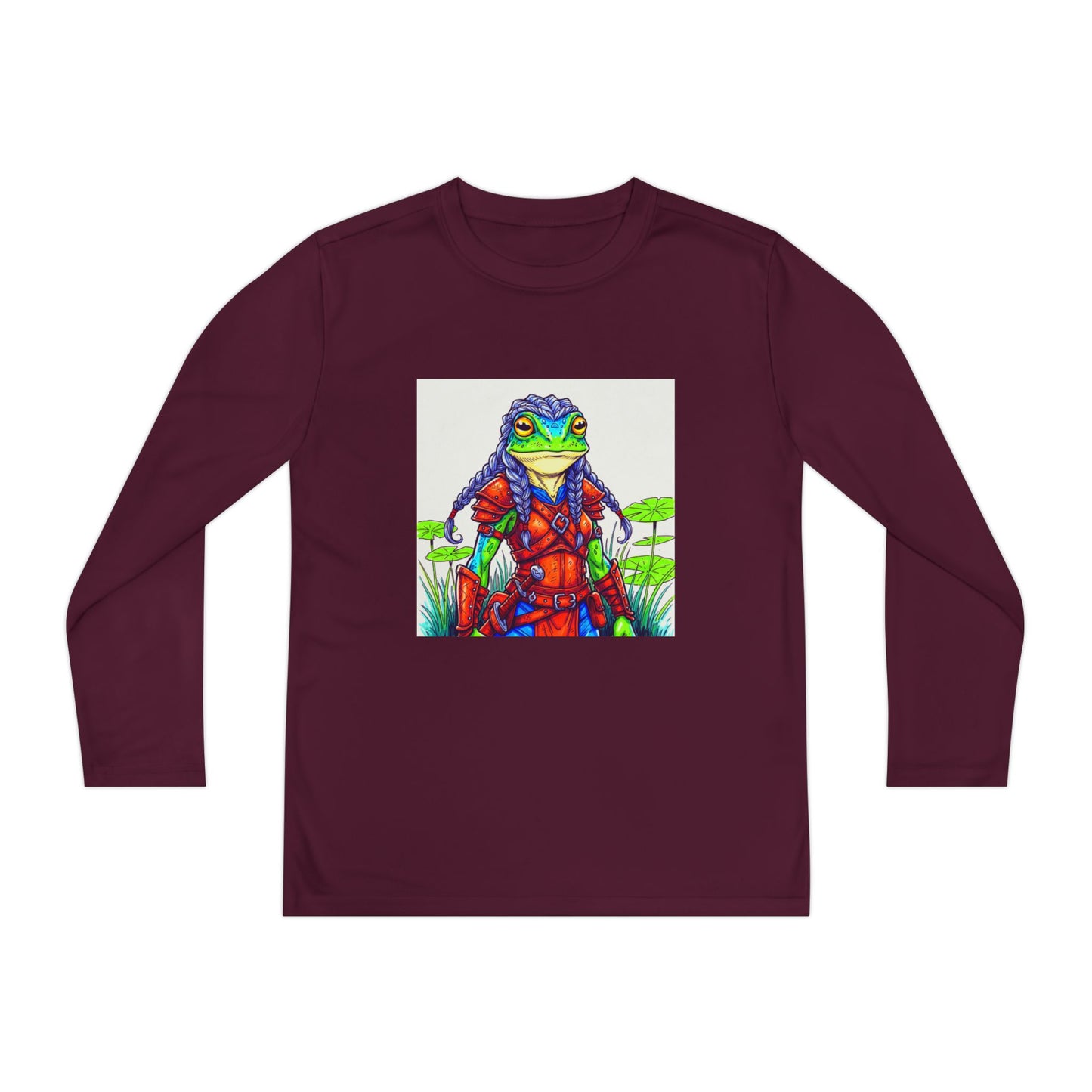 Agent Quacks Series Youth Long Sleeve Competitor Tee - Sarella Design