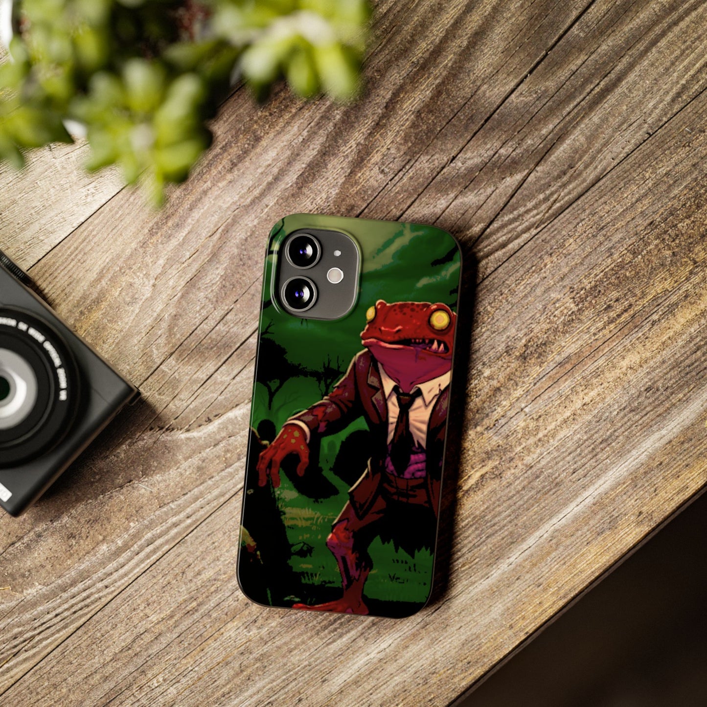 Halloween Agent Quacks Series Slim Phone Cases - Zombie Goro Design