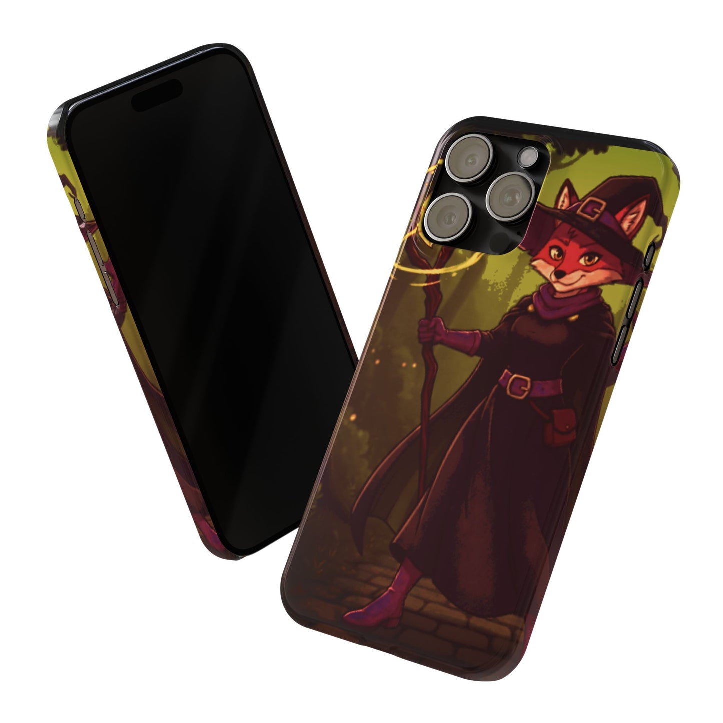 Halloween Agent Quacks Series Slim Phone Cases - Witch Vixx Design