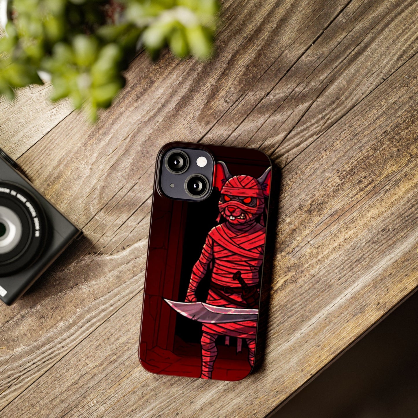 Halloween Agent Quacks Series Slim Phone Cases - Mummy Dr Murn Design