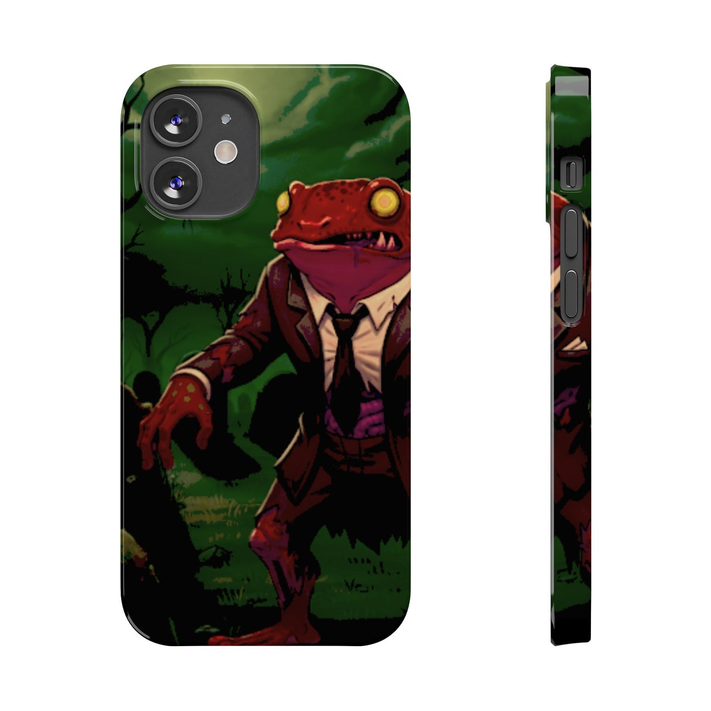 Halloween Agent Quacks Series Slim Phone Cases - Zombie Goro Design