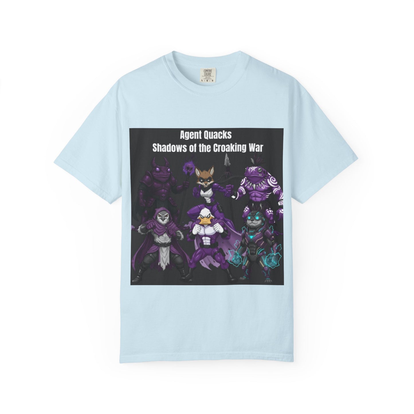 Agent Quacks – Shadows of the Croaking War | Unisex Garment-Dyed T-Shirt