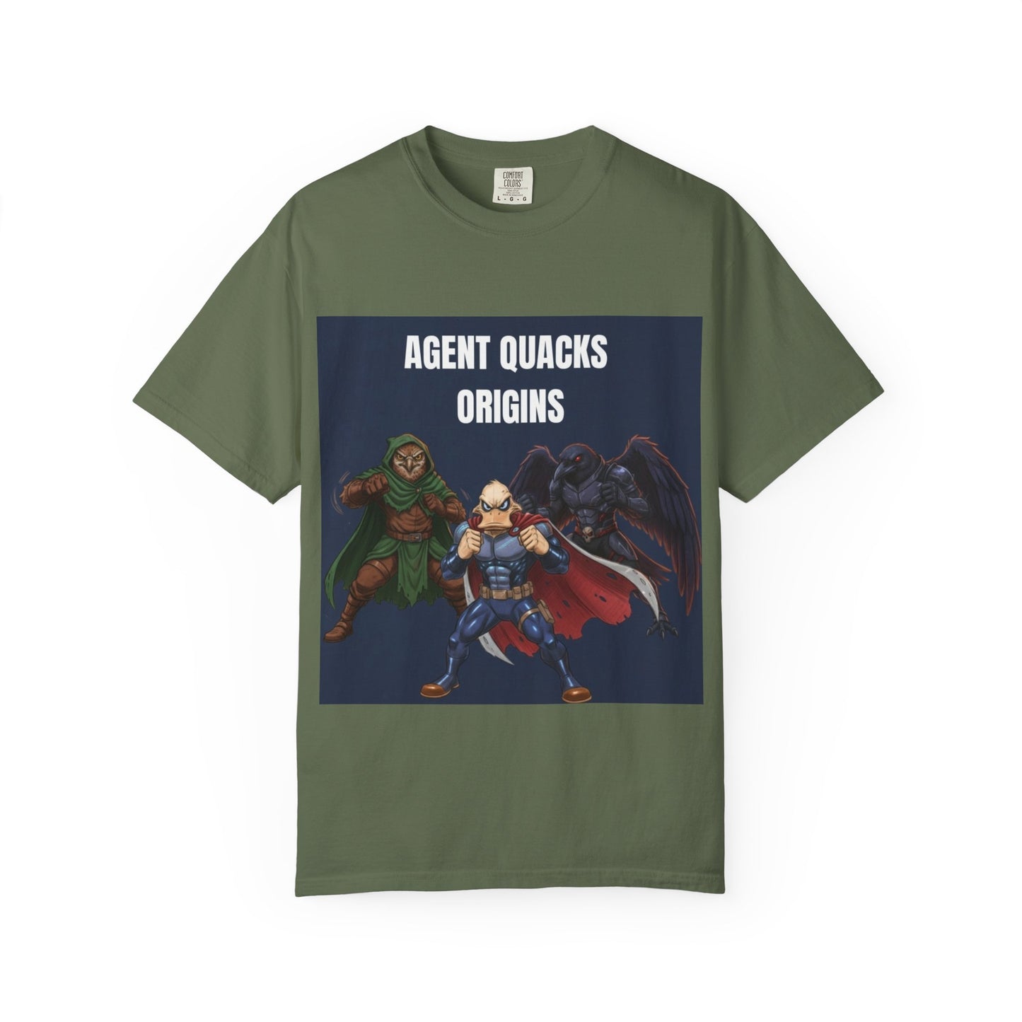 Agent Quacks – Origins | Unisex Garment-Dyed T-Shirt