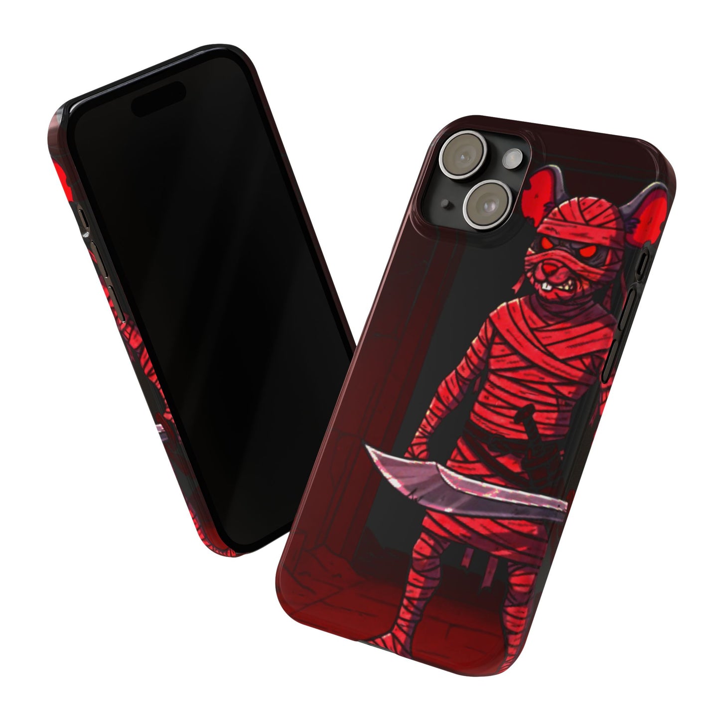 Halloween Agent Quacks Series Slim Phone Cases - Mummy Dr Murn Design