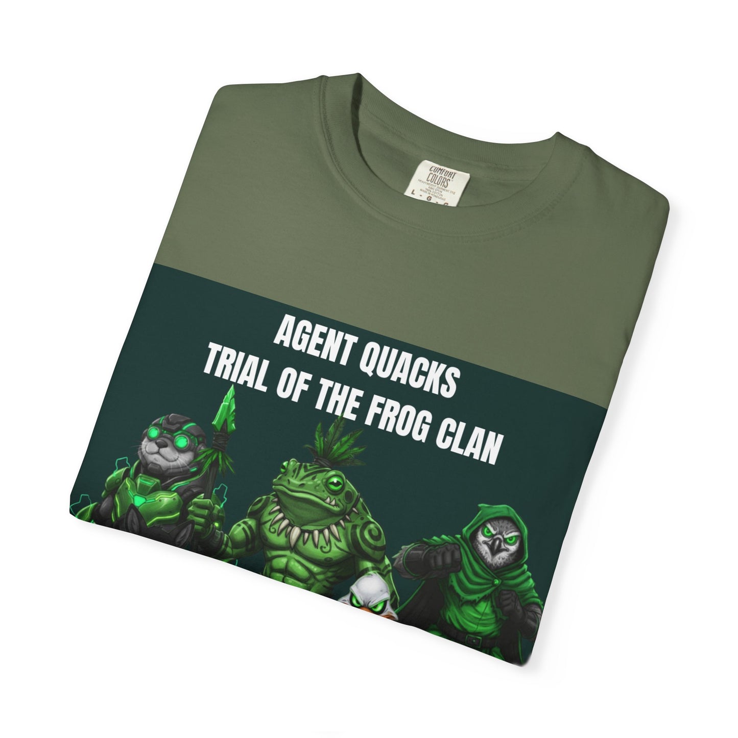 Agent Quacks – The Trial of the Frog Clan | Unisex Garment-Dyed T-Shirt