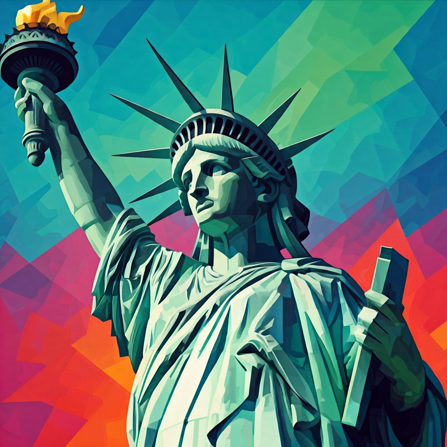 Statue of Liberty Art Collection 16 Image Bundle