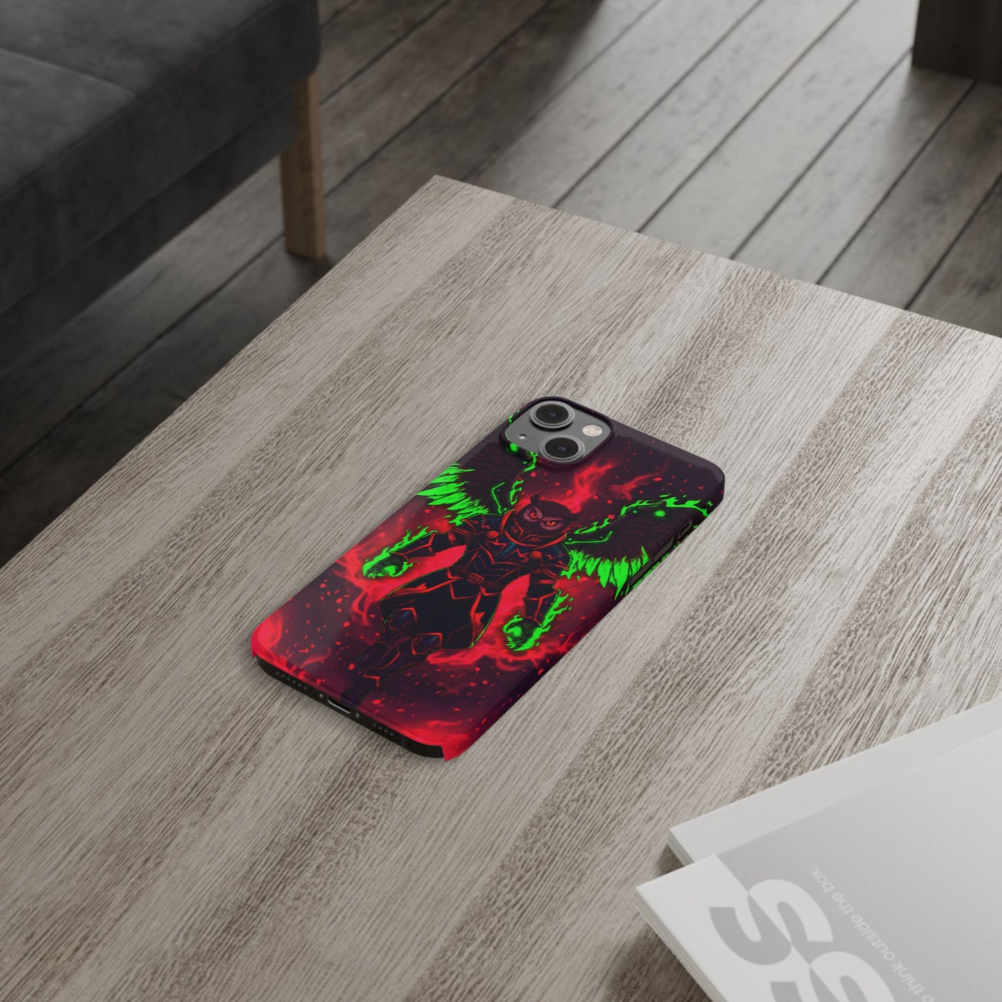 Halloween Agent Quacks Series Slim Phone Cases - Fiery General Onyx Design