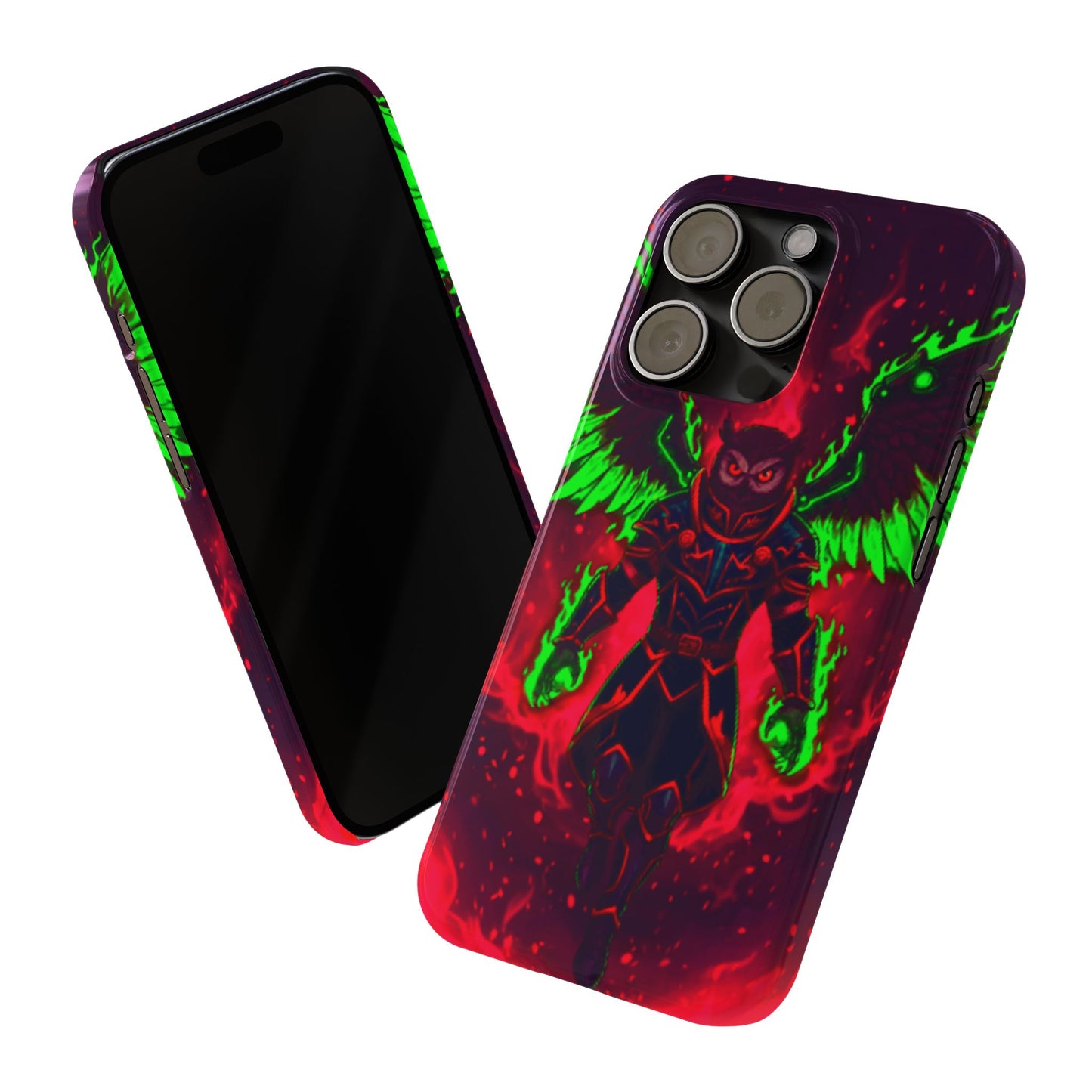 Halloween Agent Quacks Series Slim Phone Cases - Fiery General Onyx Design