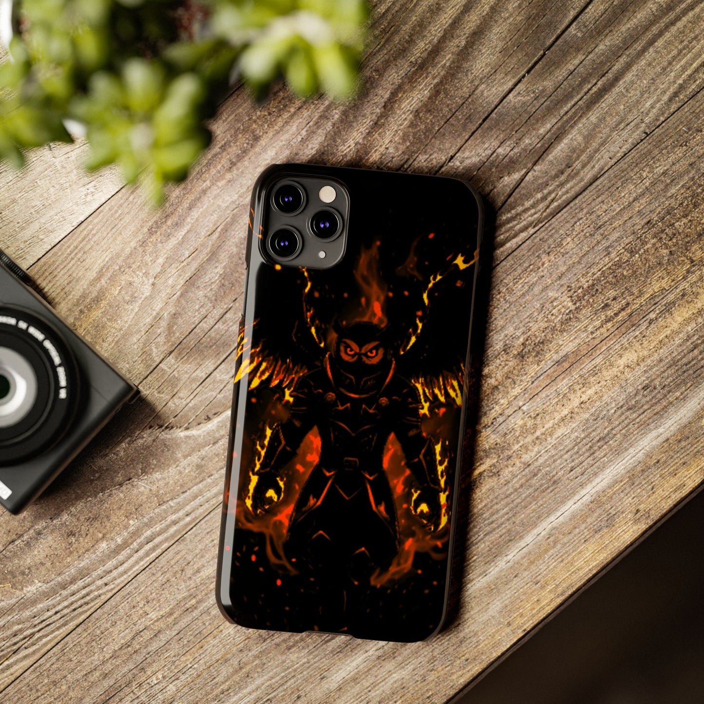 Halloween Agent Quacks Series Slim Phone Cases - Fiery General Onyx Design
