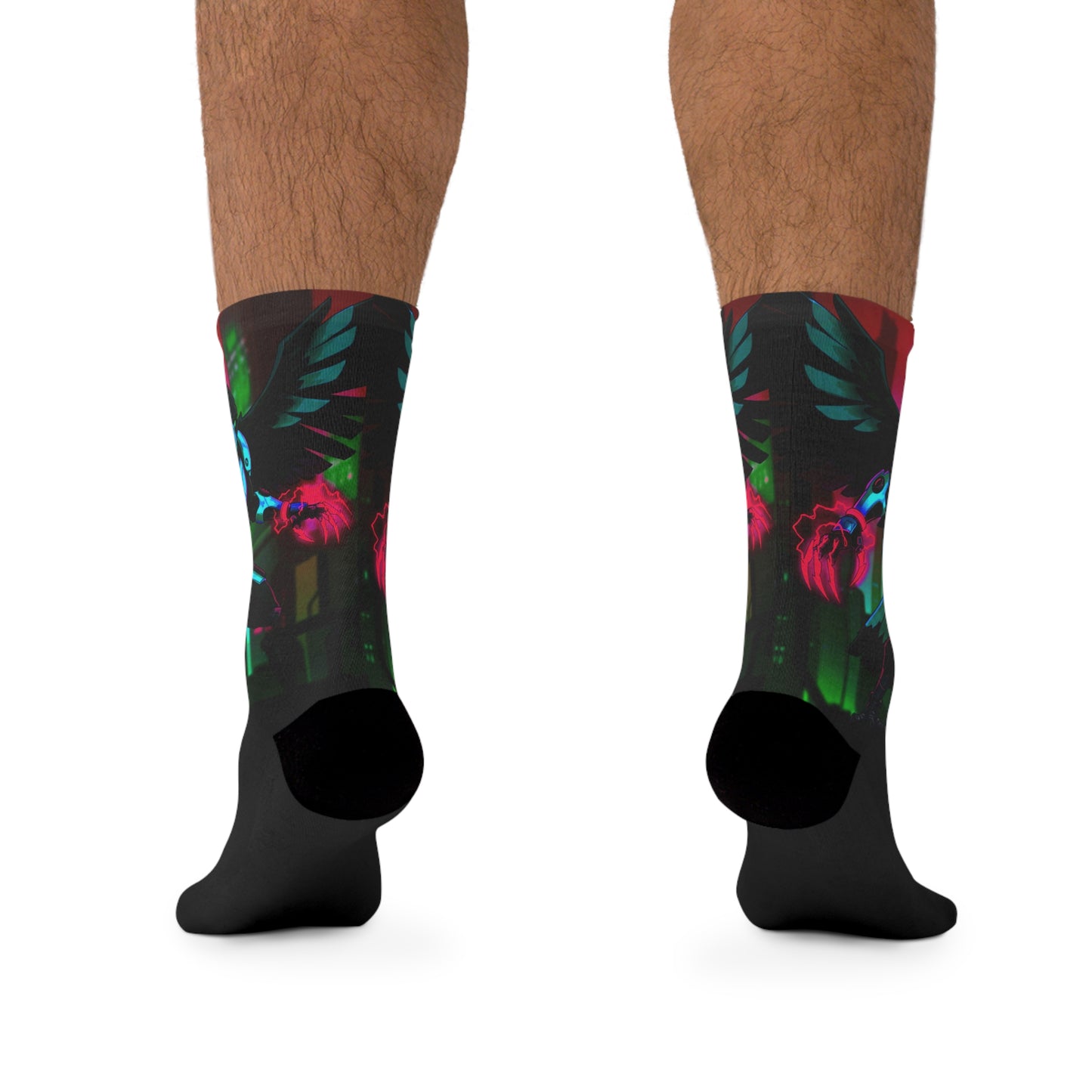 Agent Quacks Series Recycled Poly Socks - Blitz Design