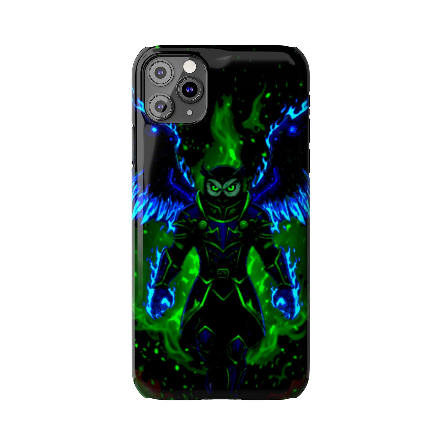 Halloween Agent Quacks Series Slim Phone Cases - Fiery General Onyx Design