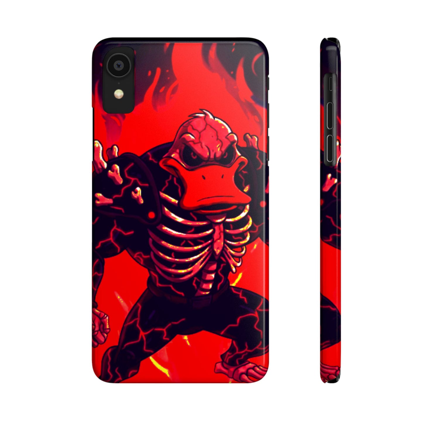 Halloween Agent Quacks Series Slim Phone Cases - Skeleton Quacks Design
