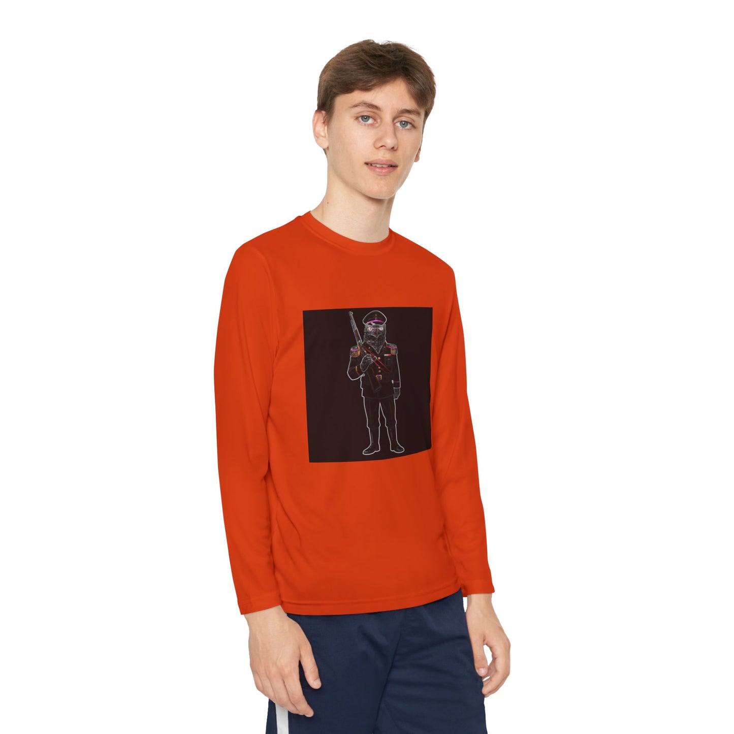 Agent Quacks Series Youth Long Sleeve Competitor Tee - General Talon Design