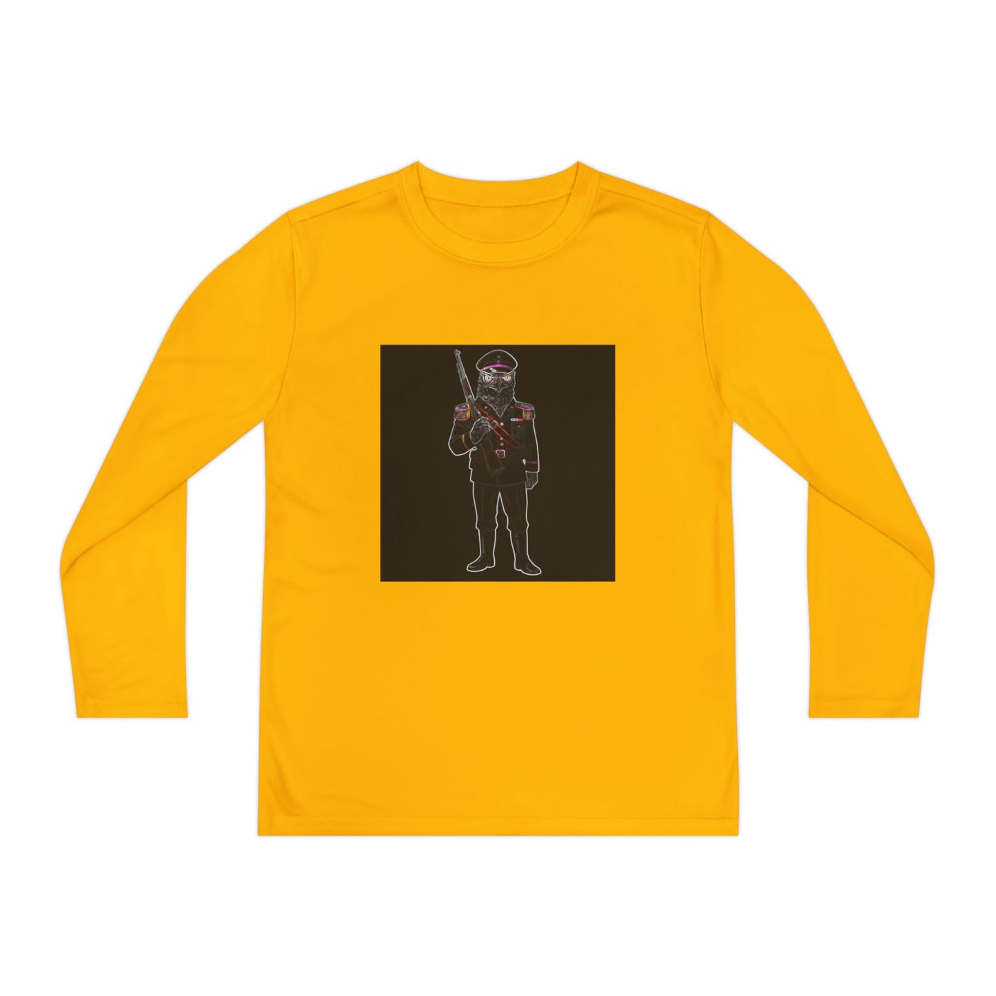 Agent Quacks Series Youth Long Sleeve Competitor Tee - General Talon Design