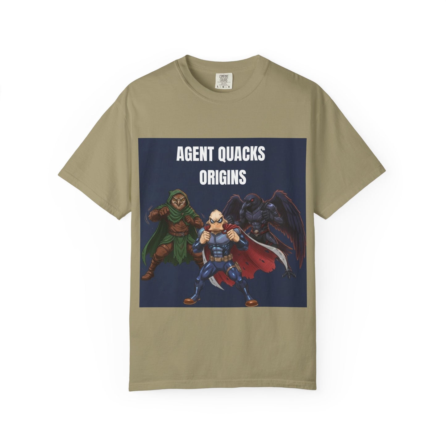 Agent Quacks – Origins | Unisex Garment-Dyed T-Shirt