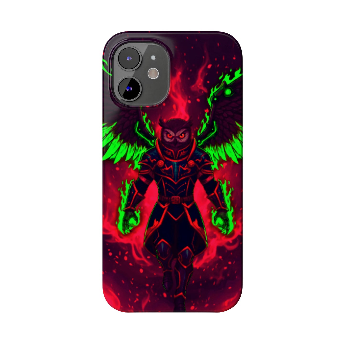 Halloween Agent Quacks Series Slim Phone Cases - Fiery General Onyx Design