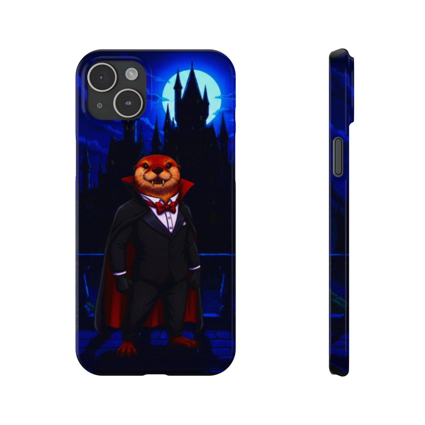 Halloween Agent Quacks Series Slim Phone Cases - Vampire Gearshift Design