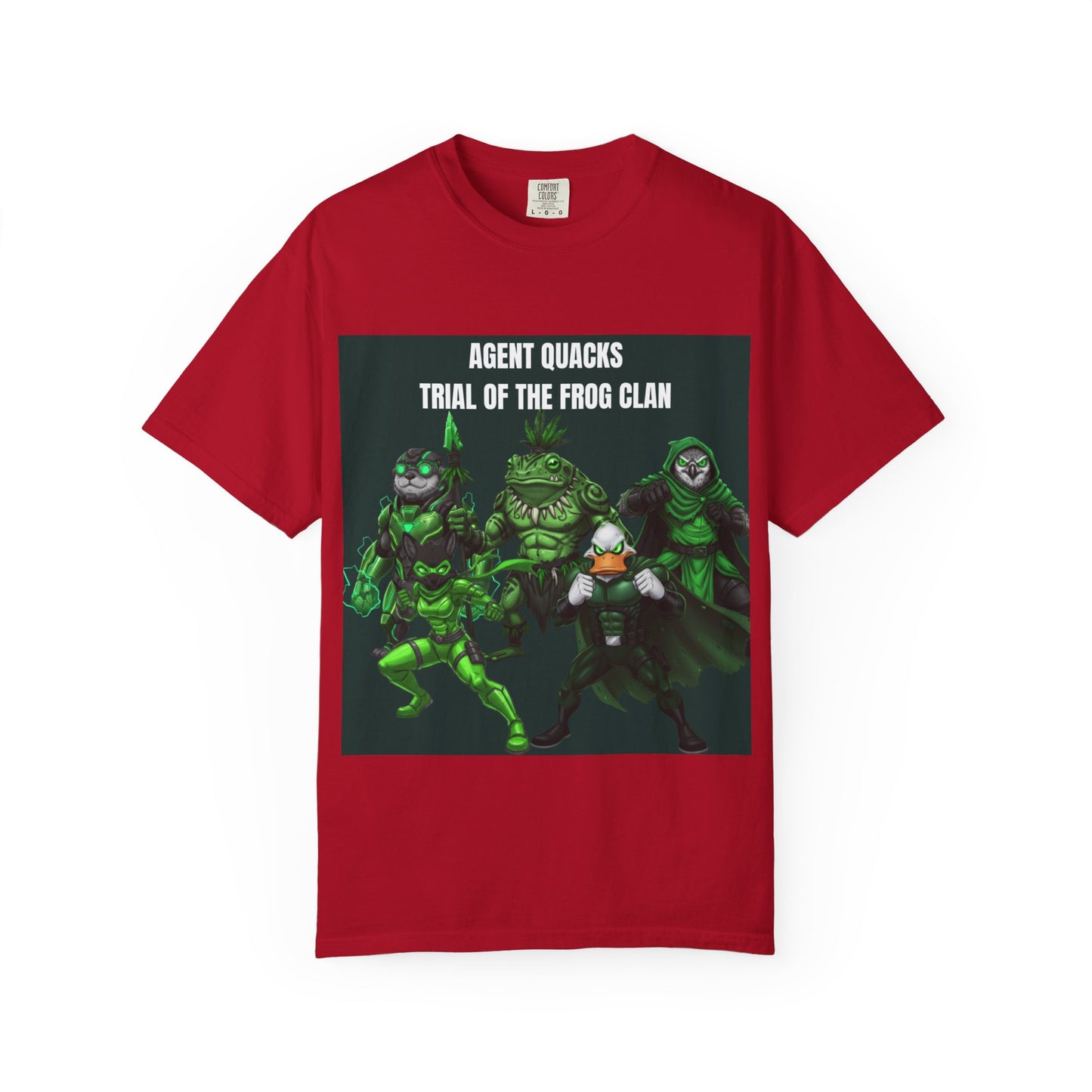 Agent Quacks – The Trial of the Frog Clan | Unisex Garment-Dyed T-Shirt
