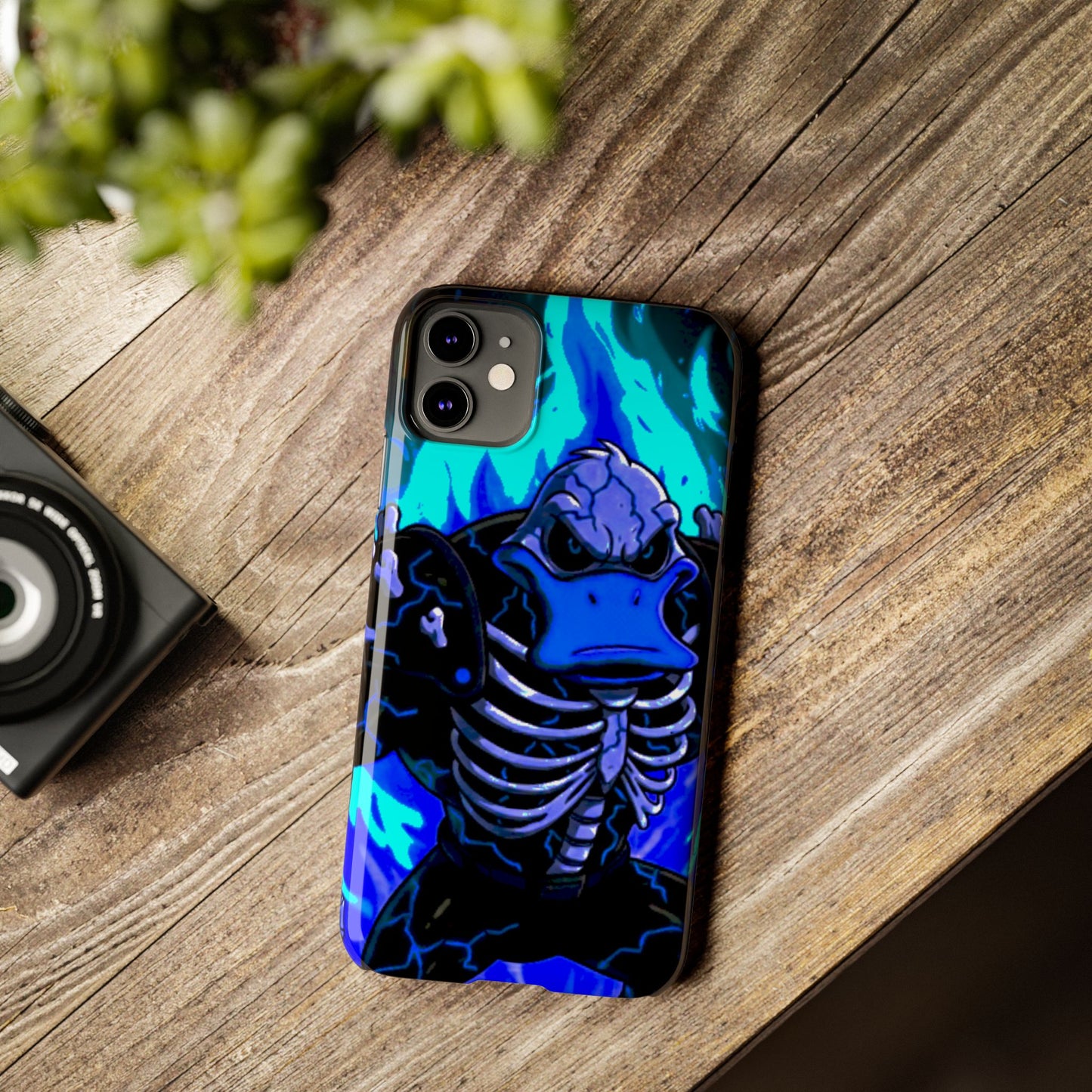 Halloween Agent Quacks Series Slim Phone Cases - Skeleton Quacks Design